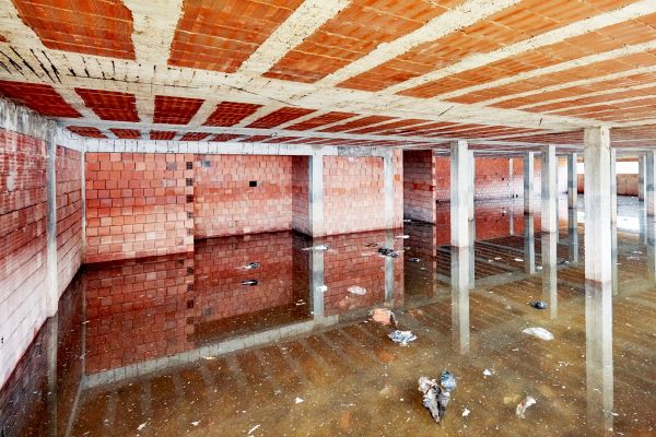 Basement Flood Remediation in Little Elm